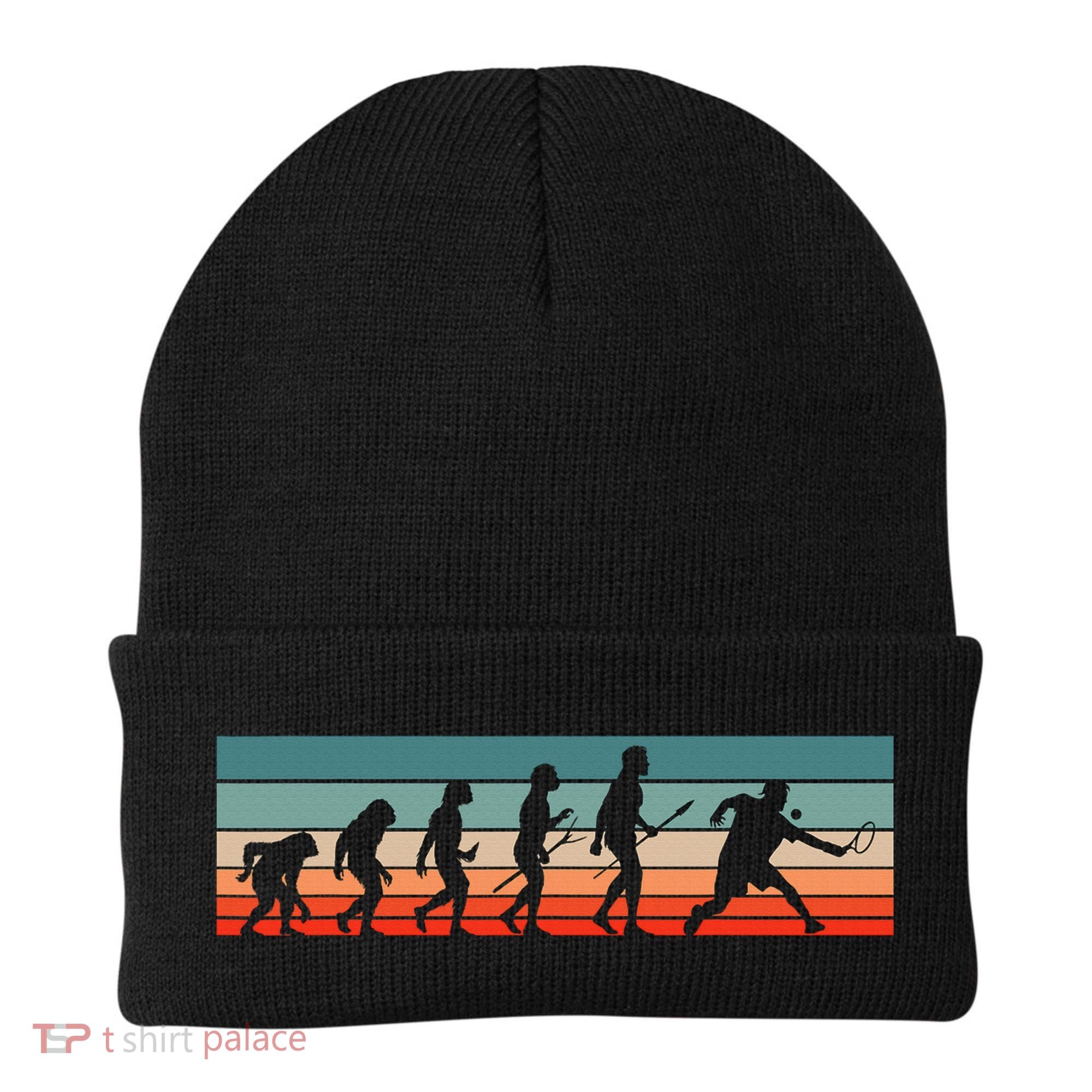 Squash Player Retro Evolution Racquetball Crossminton Sport Beanie