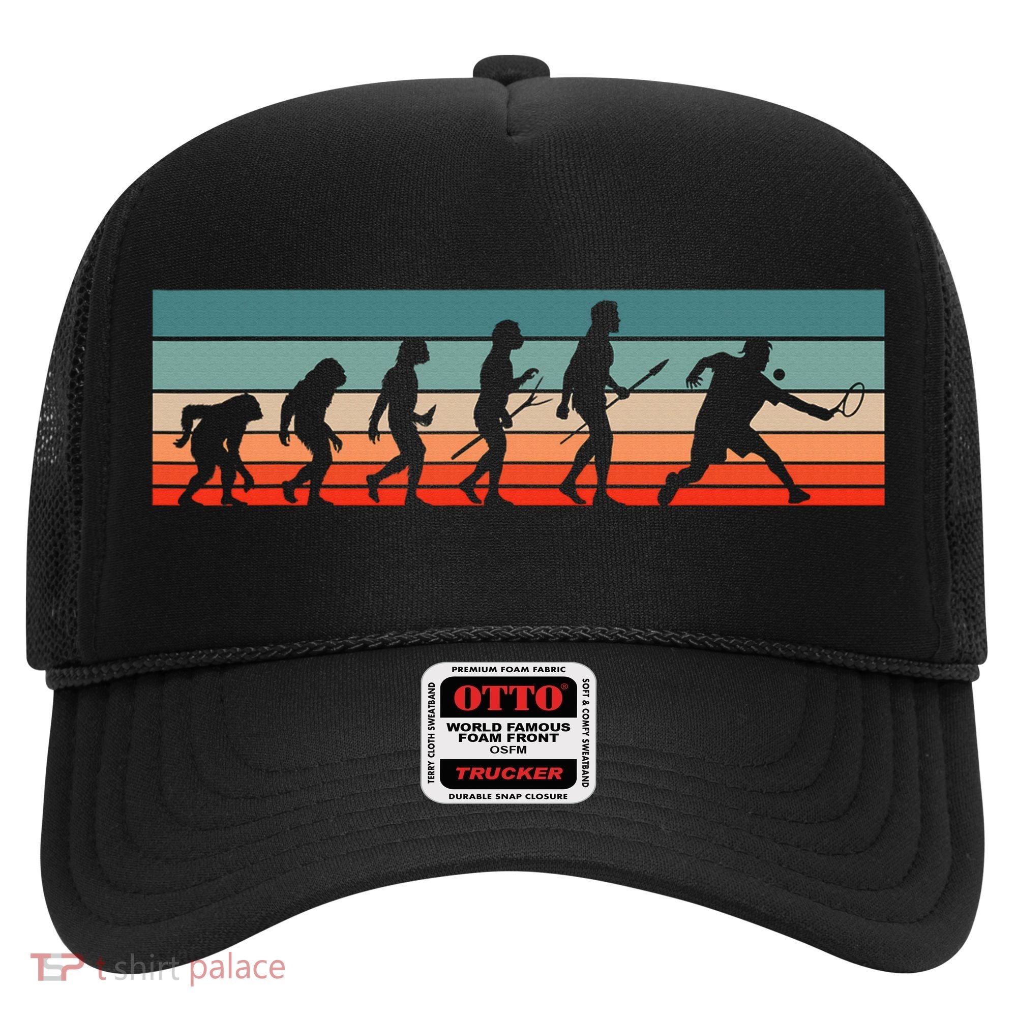 Squash Player Retro Evolution Racquetball Crossminton Sport Hat