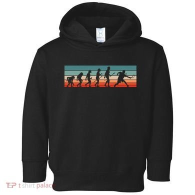 Squash Player Retro Evolution Racquetball Crossminton Sport Toddler Hoodie