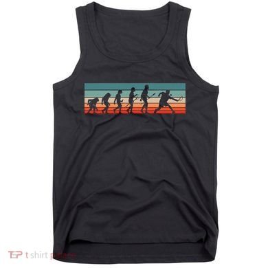 Squash Player Retro Evolution Racquetball Crossminton Sport Tank Top