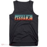 Squash Player Retro Evolution Racquetball Crossminton Sport Tank Top thumb 0