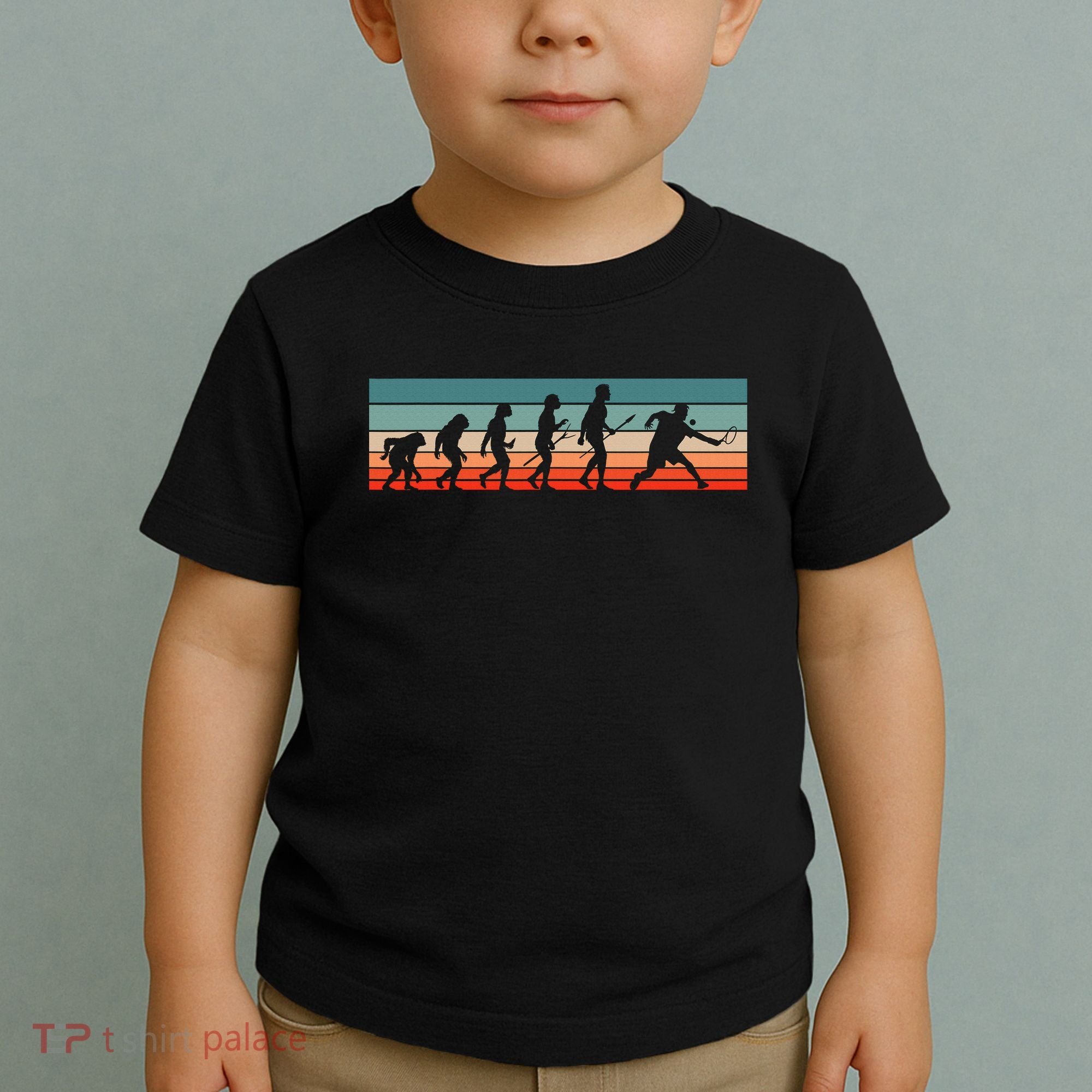 Squash Player Retro Evolution Racquetball Crossminton Sport Toddler T-Shirt