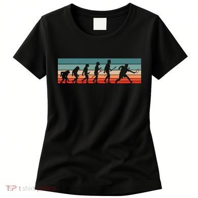 Squash Player Retro Evolution Racquetball Crossminton Sport Women's T-Shirt