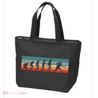 Squash Player Retro Evolution Racquetball Crossminton Sport Tote Bag thumb 3