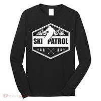 Ski Patrol Rescue Mountain Patroller Gift Long Sleeve Shirt thumb 0