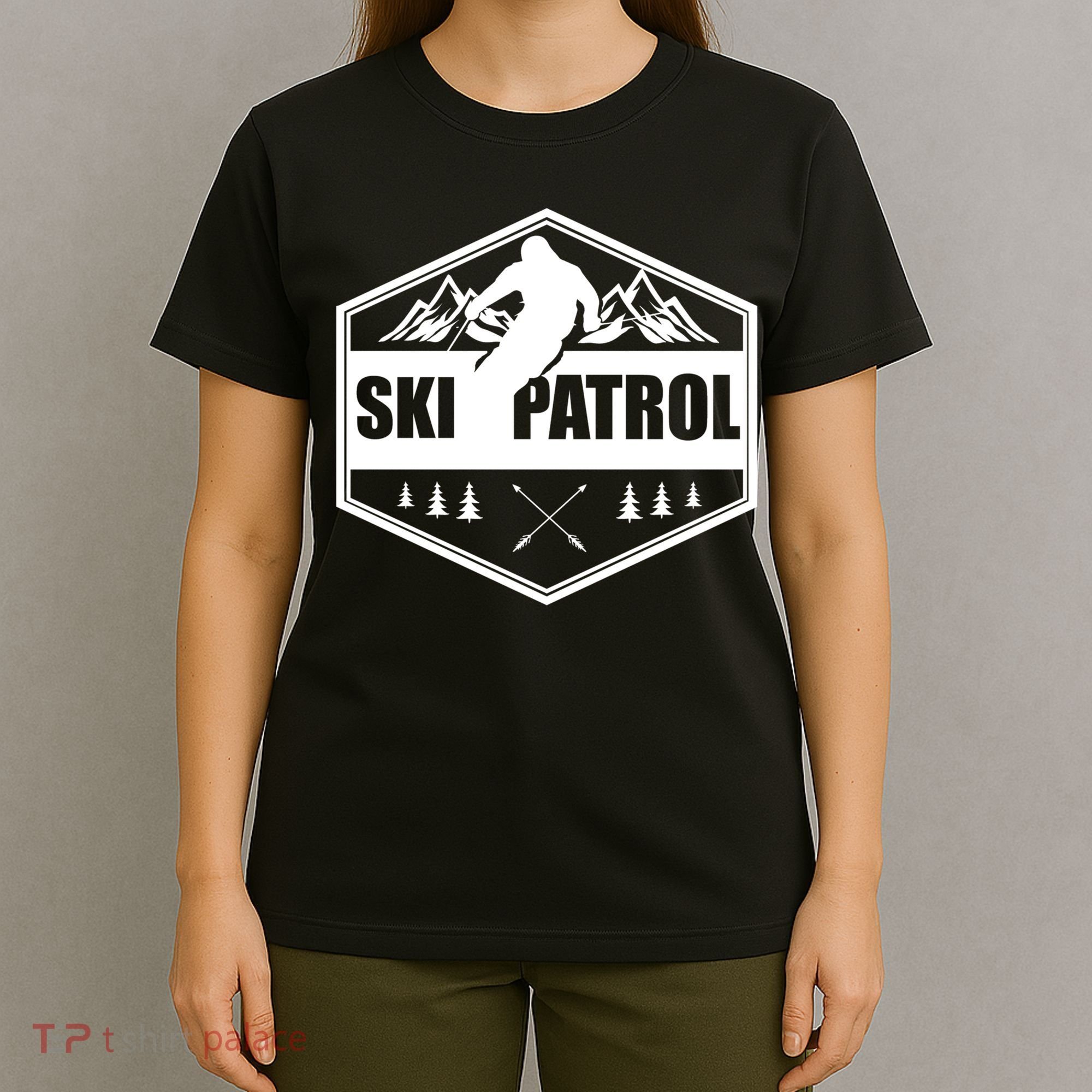 Ski Patrol Rescue Mountain Patroller Gift T-Shirt