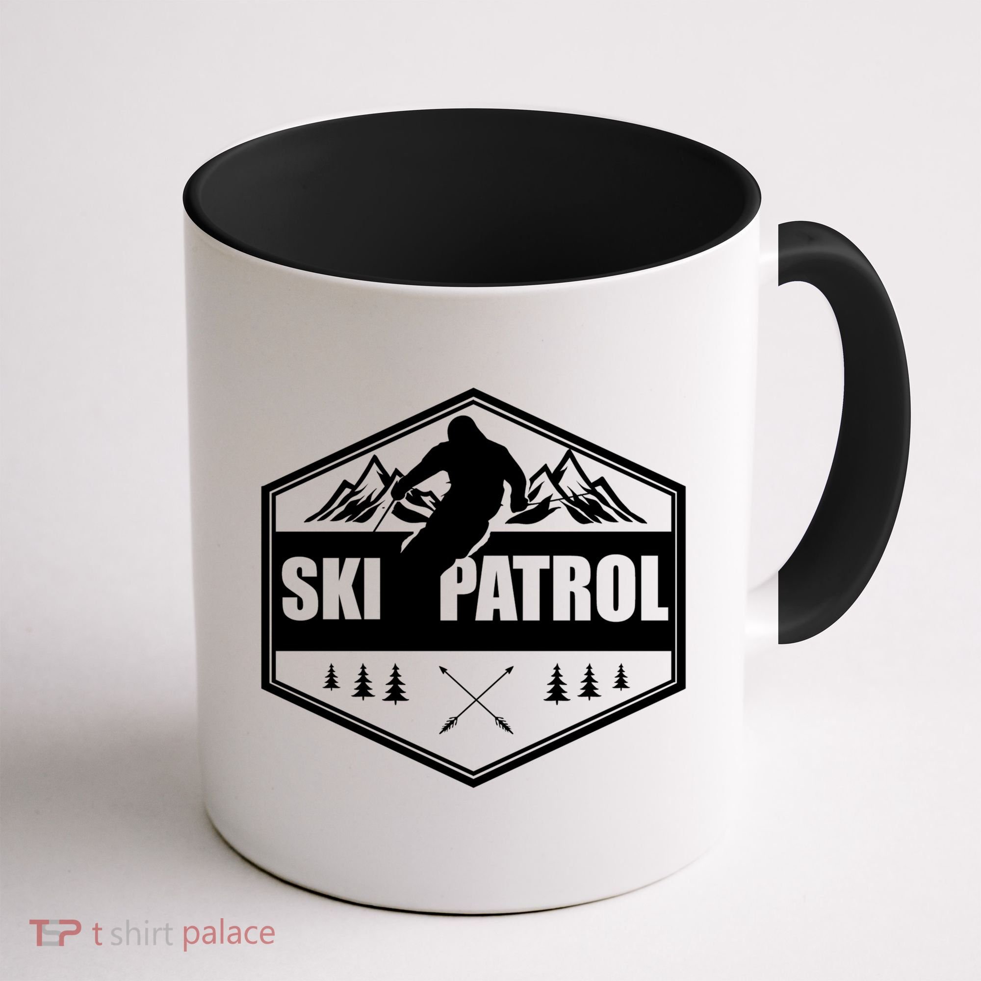 Ski Patrol Rescue Mountain Patroller Gift Coffee Mug