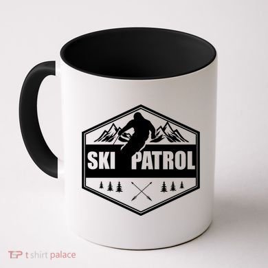 Ski Patrol Rescue Mountain Patroller Gift Coffee Mug