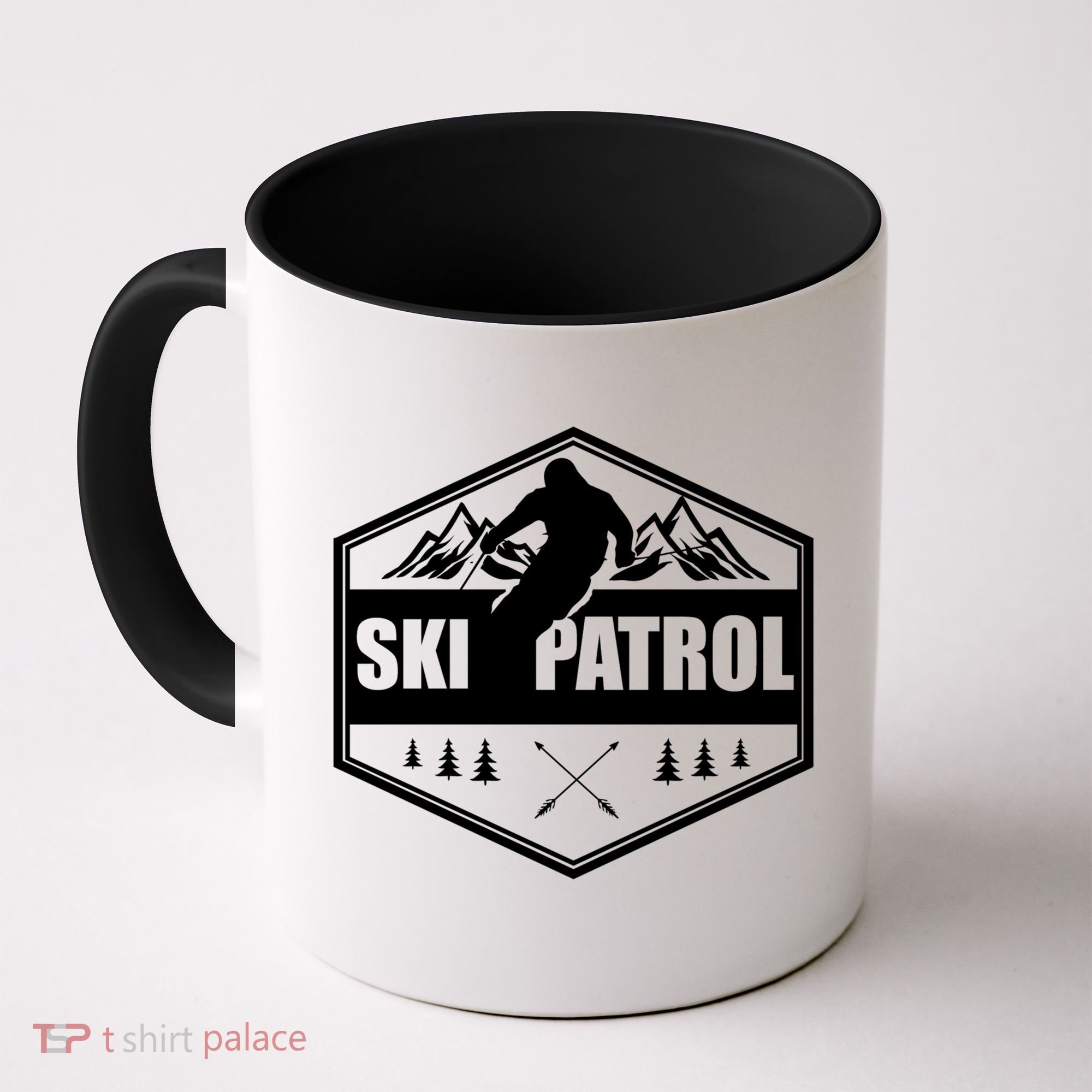 Ski Patrol Rescue Mountain Patroller Gift Coffee Mug