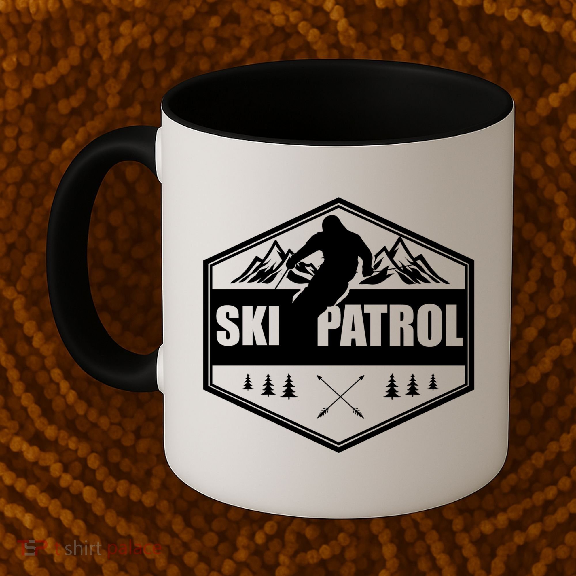 Ski Patrol Rescue Mountain Patroller Gift Coffee Mug