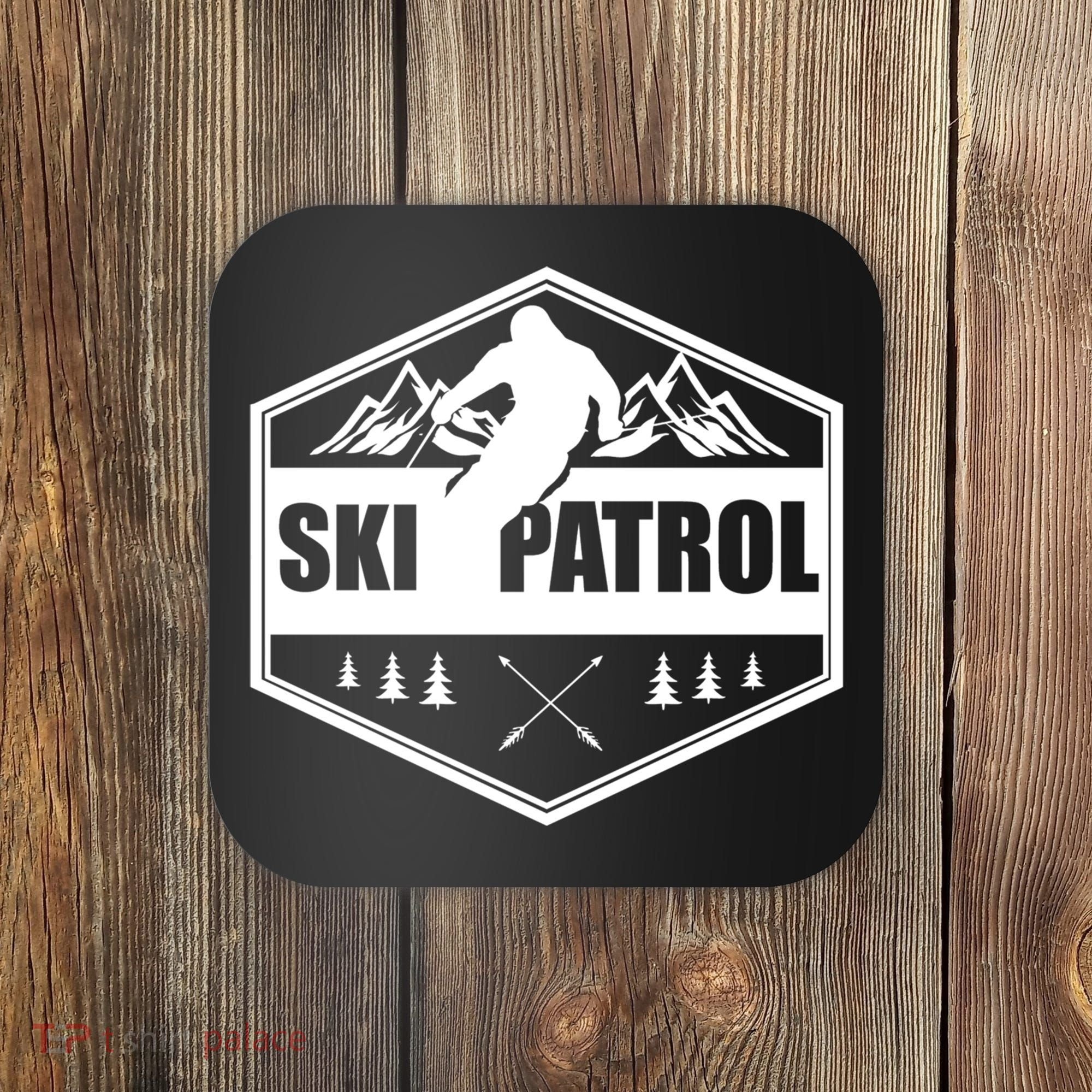 Ski Patrol Rescue Mountain Patroller Gift Coaster