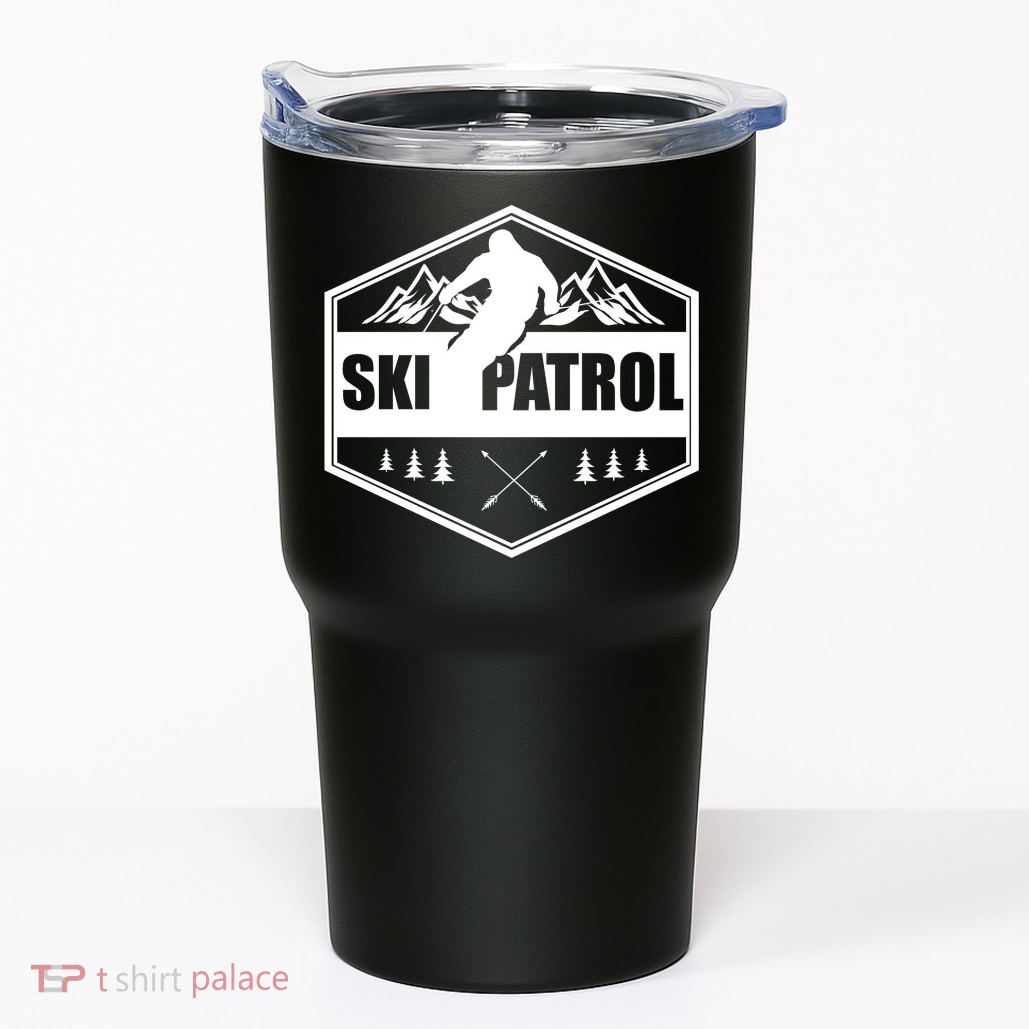 Ski Patrol Rescue Mountain Patroller Gift Tumbler