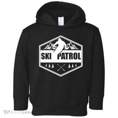 Ski Patrol Rescue Mountain Patroller Gift Toddler Hoodie