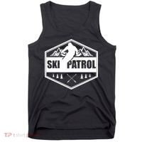 Ski Patrol Rescue Mountain Patroller Gift Tank Top thumb 0