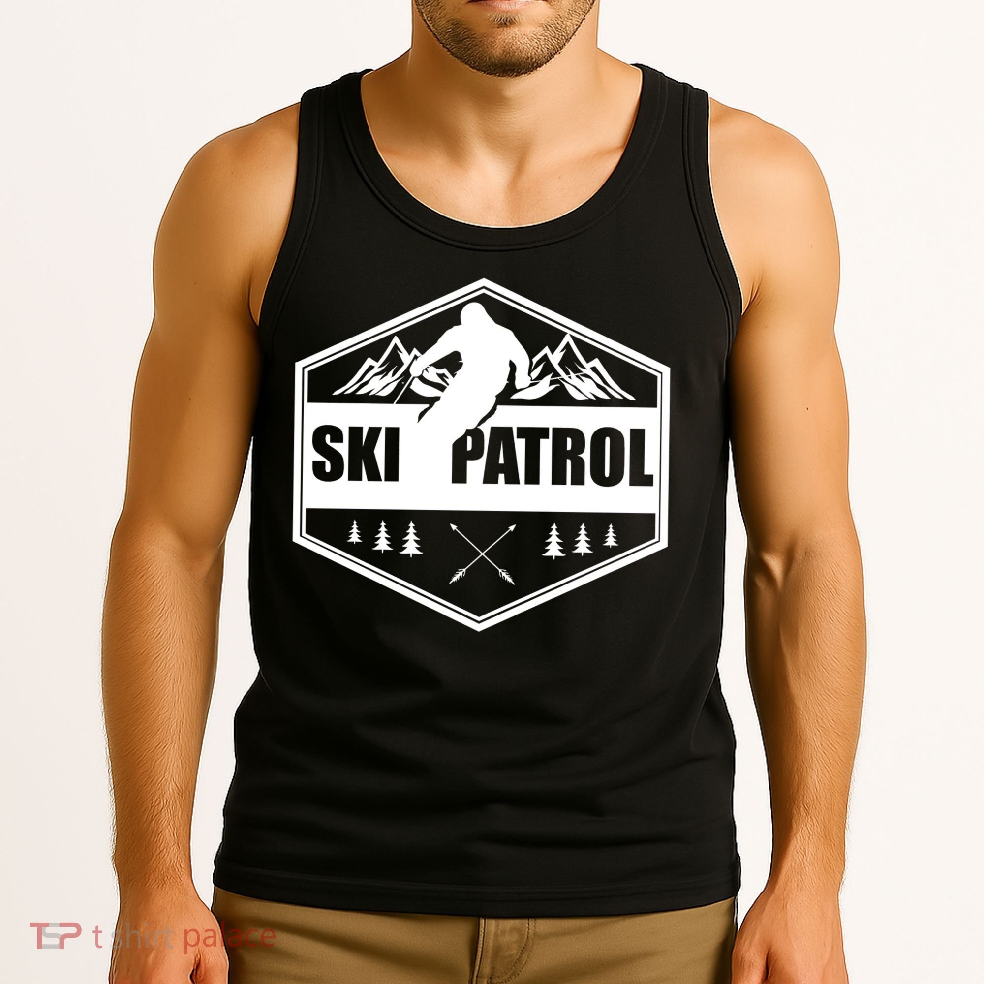 Ski Patrol Rescue Mountain Patroller Gift Tank Top
