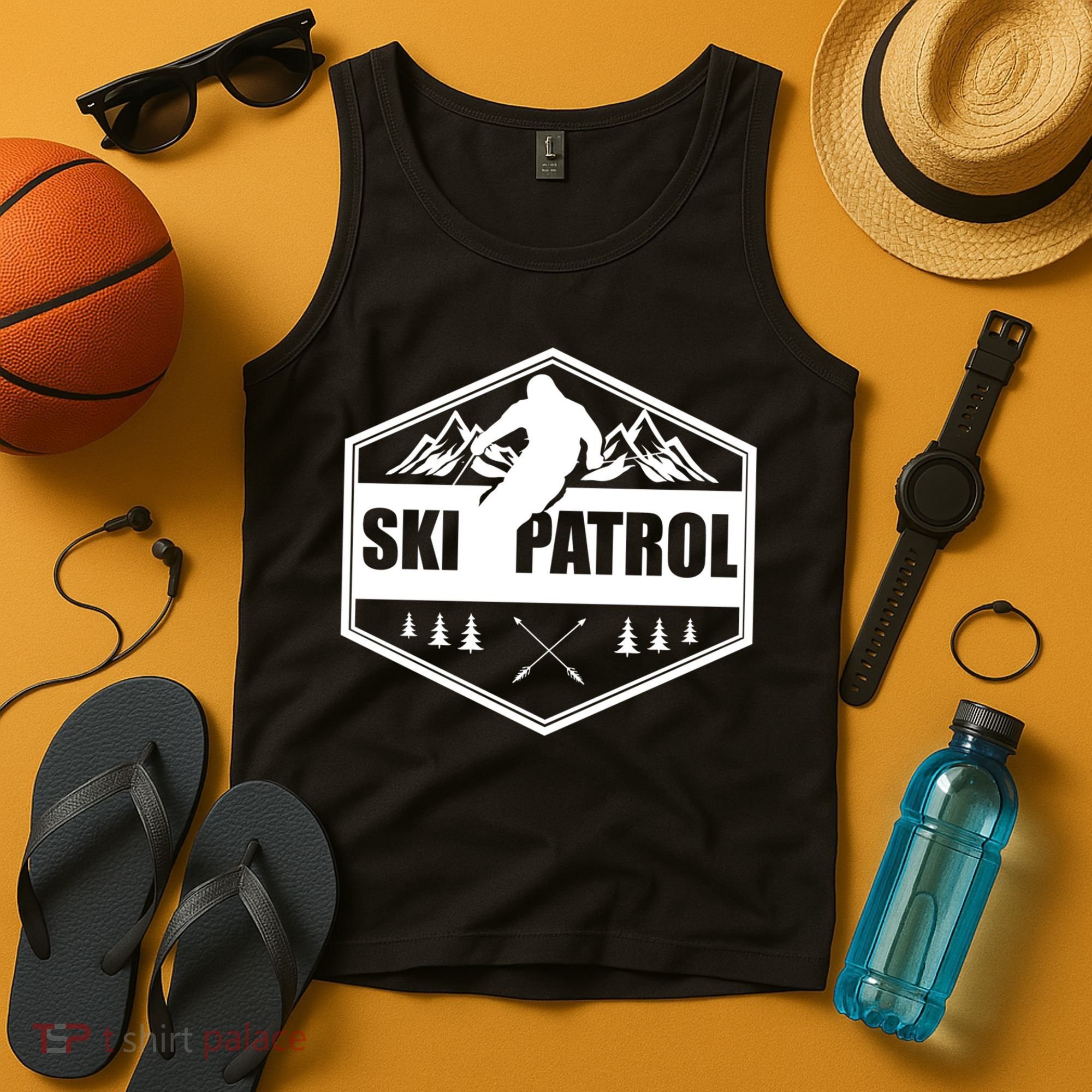 Ski Patrol Rescue Mountain Patroller Gift Tank Top