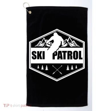 Ski Patrol Rescue Mountain Patroller Gift Golf Towel