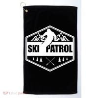 Ski Patrol Rescue Mountain Patroller Gift Golf Towel thumb 0