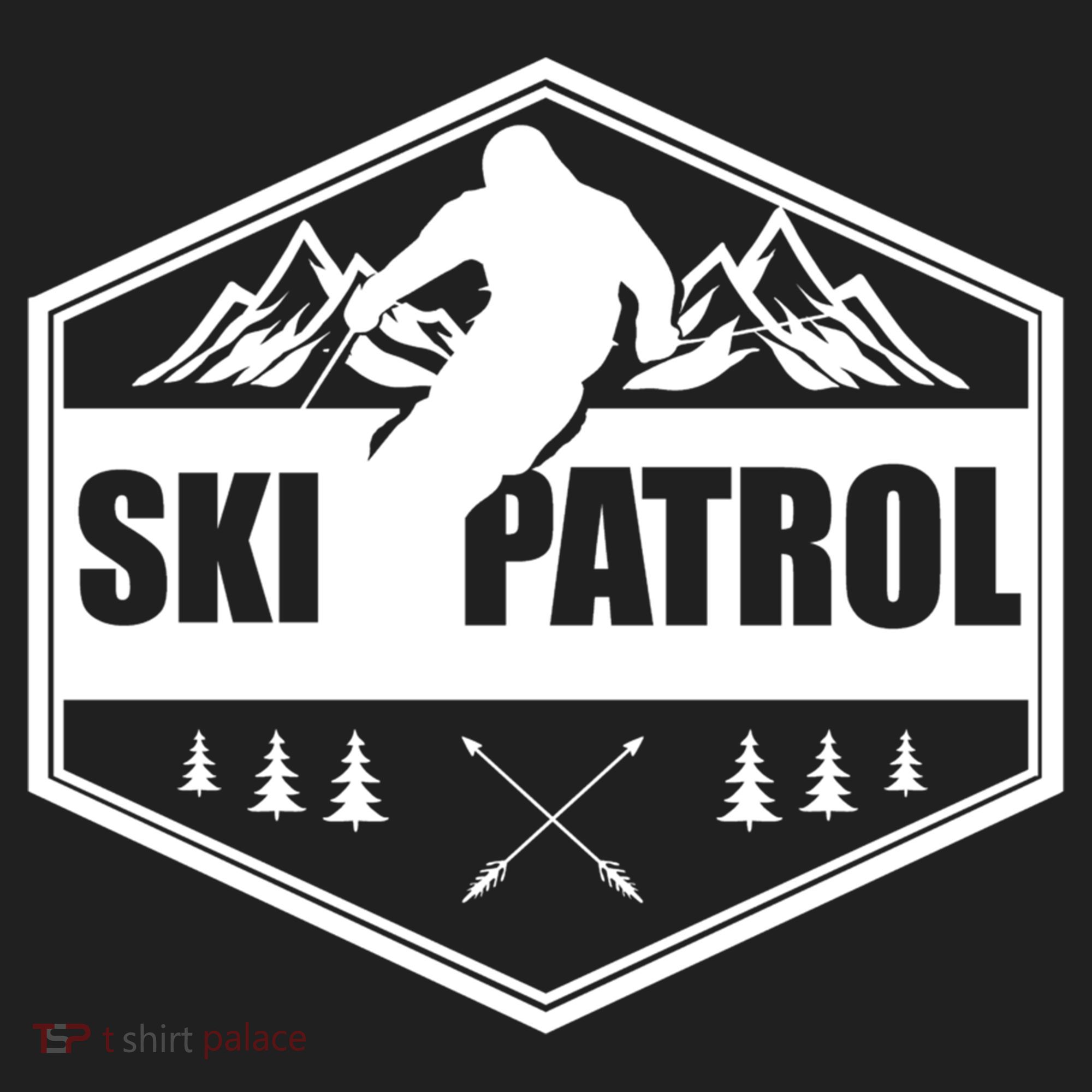 Ski Patrol Rescue Mountain Patroller Gift Golf Towel