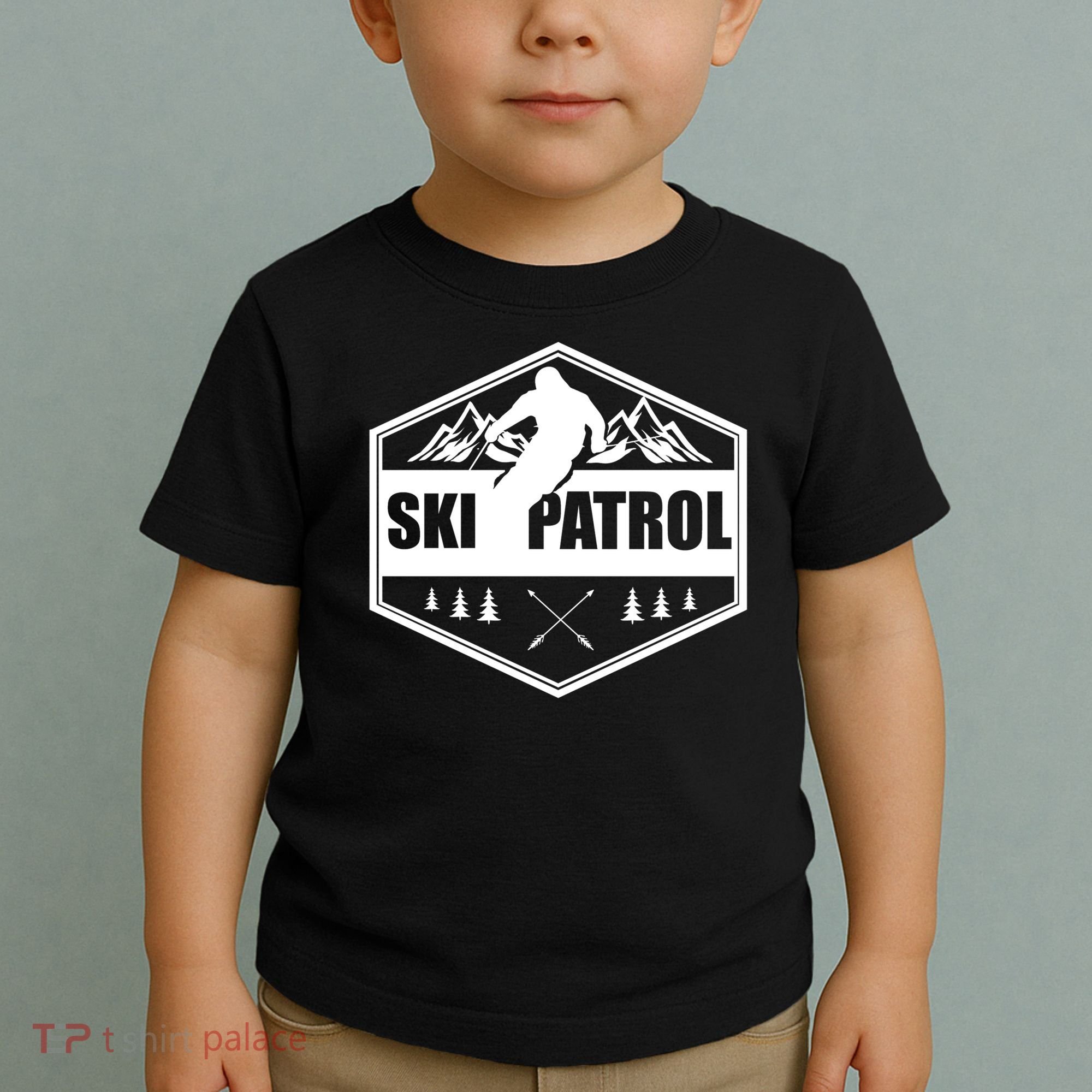 Ski Patrol Rescue Mountain Patroller Gift Toddler T-Shirt