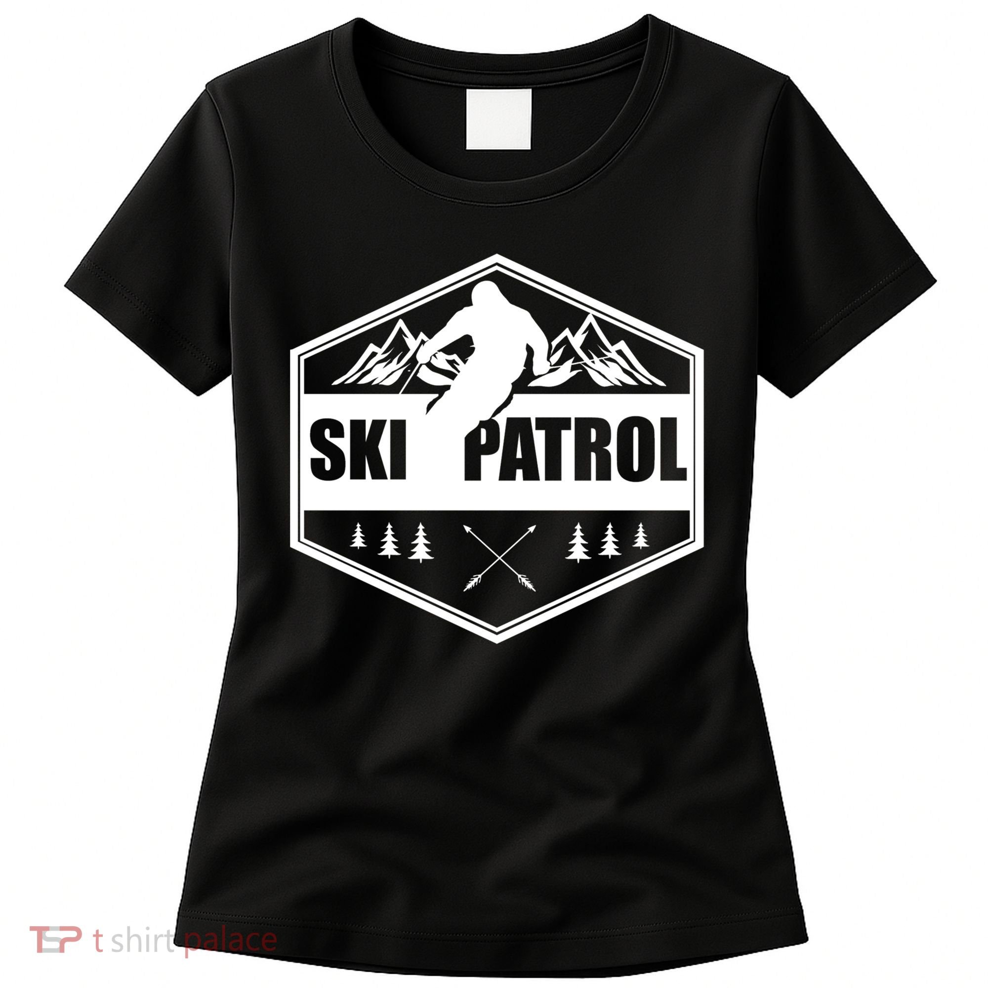 Ski Patrol Rescue Mountain Patroller Gift Women's T-Shirt