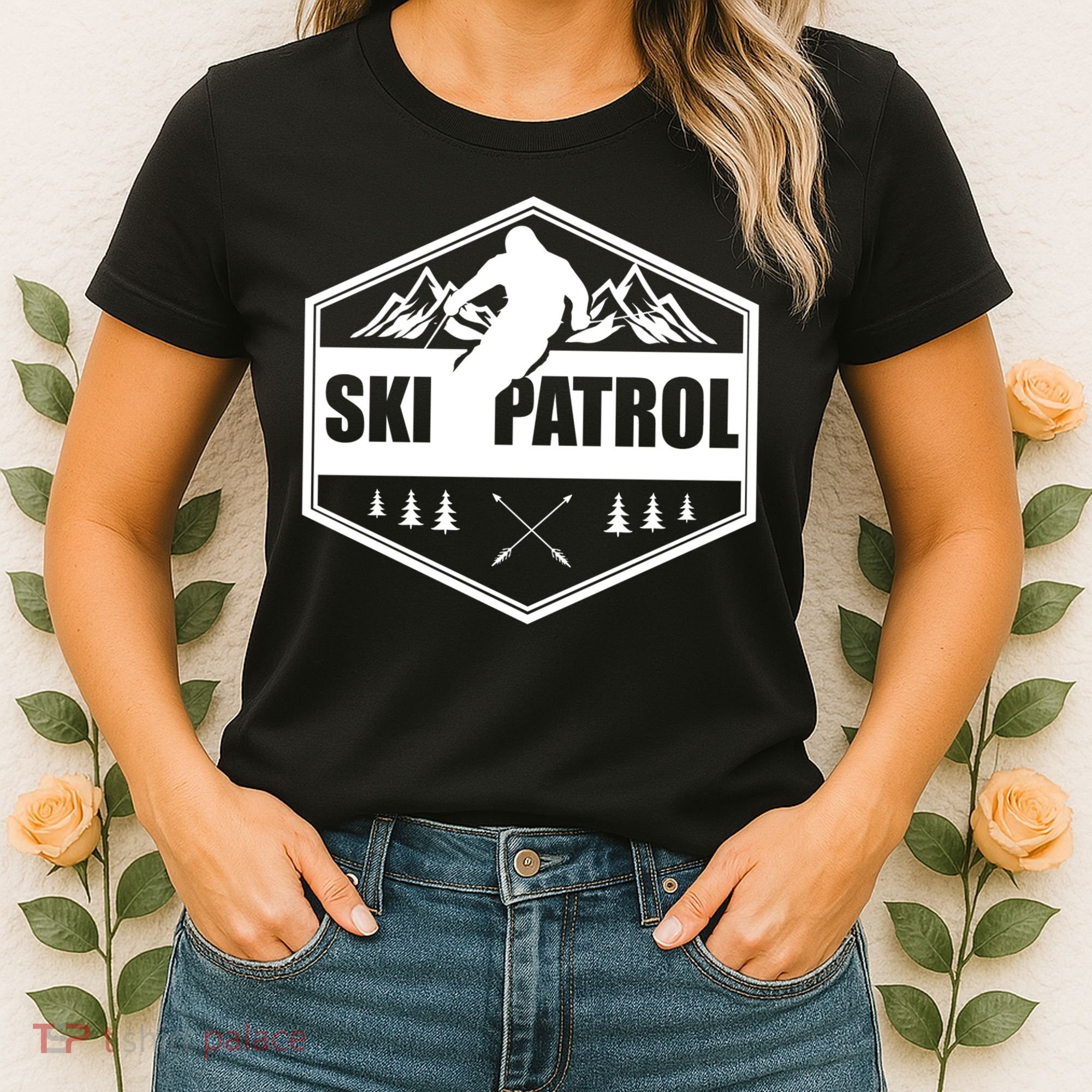 Ski Patrol Rescue Mountain Patroller Gift Women's T-Shirt