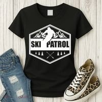 Ski Patrol Rescue Mountain Patroller Gift Women's T-Shirt thumb 3