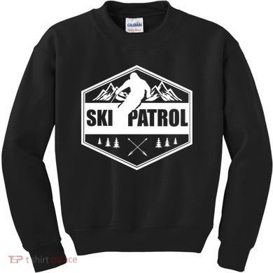Ski Patrol Rescue Mountain Patroller Gift Kids Sweatshirt