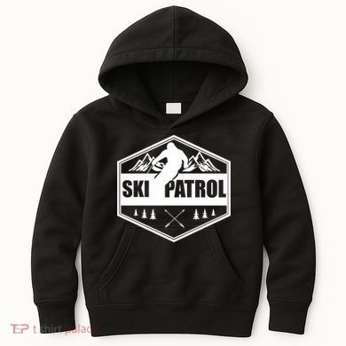 Ski Patrol Rescue Mountain Patroller Gift Kids Hoodie
