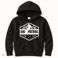 Ski Patrol Rescue Mountain Patroller Gift Kids Hoodie thumb 0