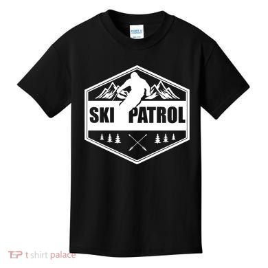 Ski Patrol Rescue Mountain Patroller Gift Kids T-Shirt