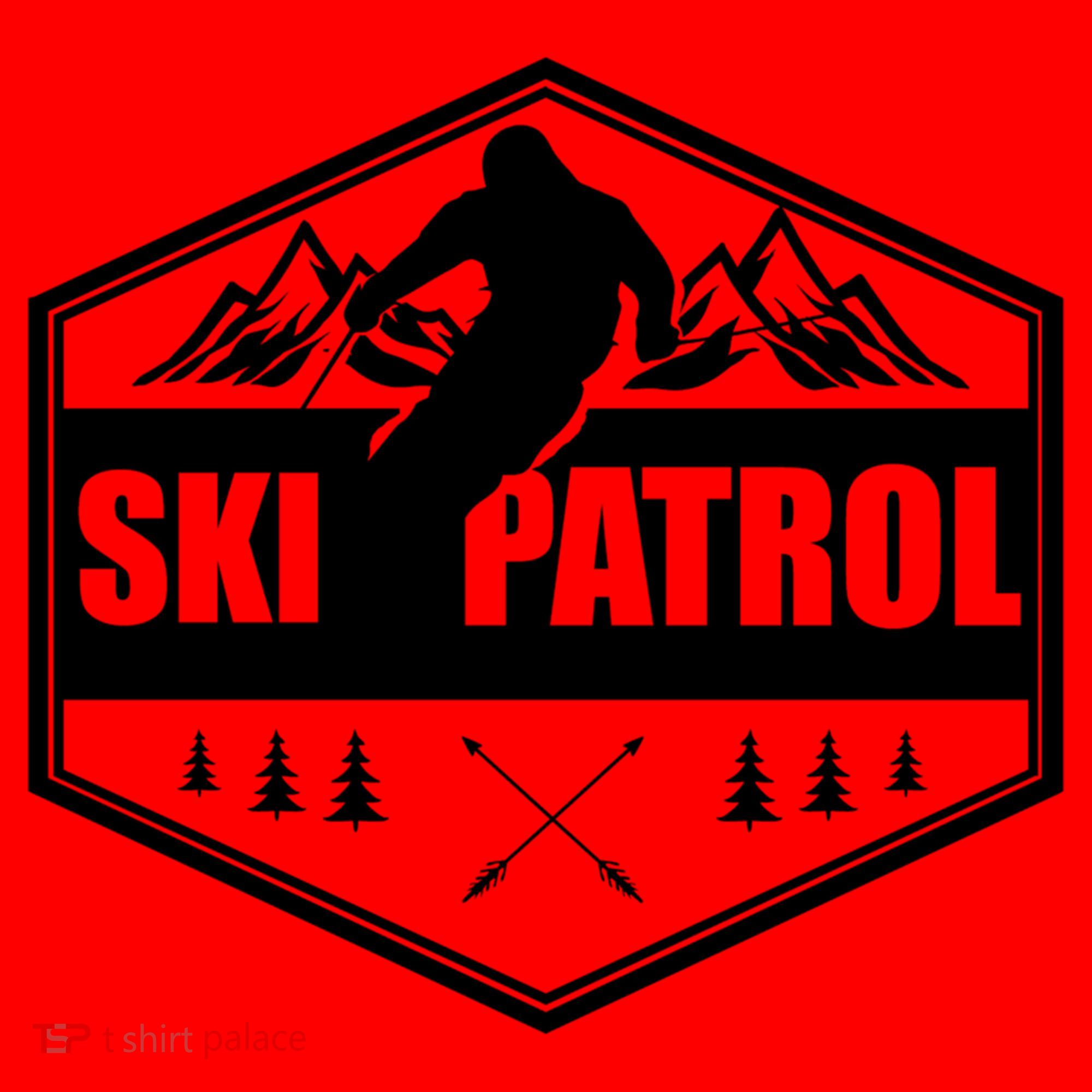 Ski Patrol Rescue Mountain Patroller Gift Santa Hat