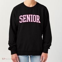 Senior Pink Retro Graduation Women's Sweatshirt thumb 0