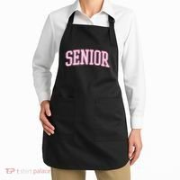 Senior Pink Retro Graduation Apron thumb 2