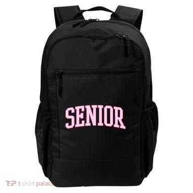 Senior Pink Retro Graduation Backpack