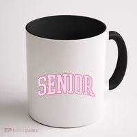 Senior Pink Retro Graduation Coffee Mug thumb 1