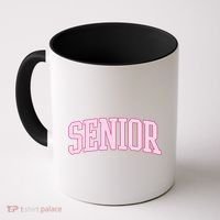 Senior Pink Retro Graduation Coffee Mug thumb 0