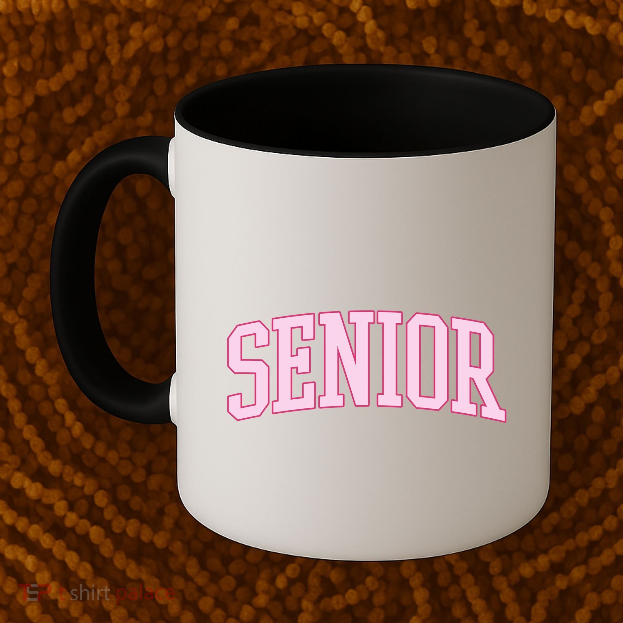 Senior Pink Retro Graduation Coffee Mug