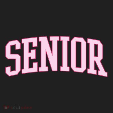 Senior Pink Retro Graduation Beanie
