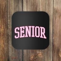 Senior Pink Retro Graduation Coaster thumb 0