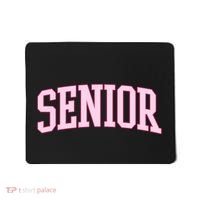 Senior Pink Retro Graduation Mousepad thumb 0