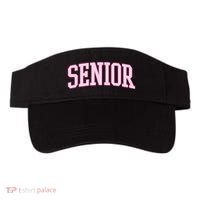 Senior Pink Retro Graduation Visor thumb 0