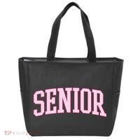 Senior Pink Retro Graduation Tote Bag thumb 0