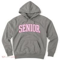 Senior Pink Retro Graduation Hoodie thumb 0