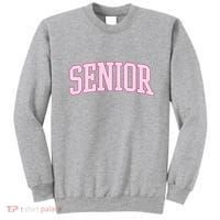 Senior Pink Retro Graduation Sweatshirt thumb 0