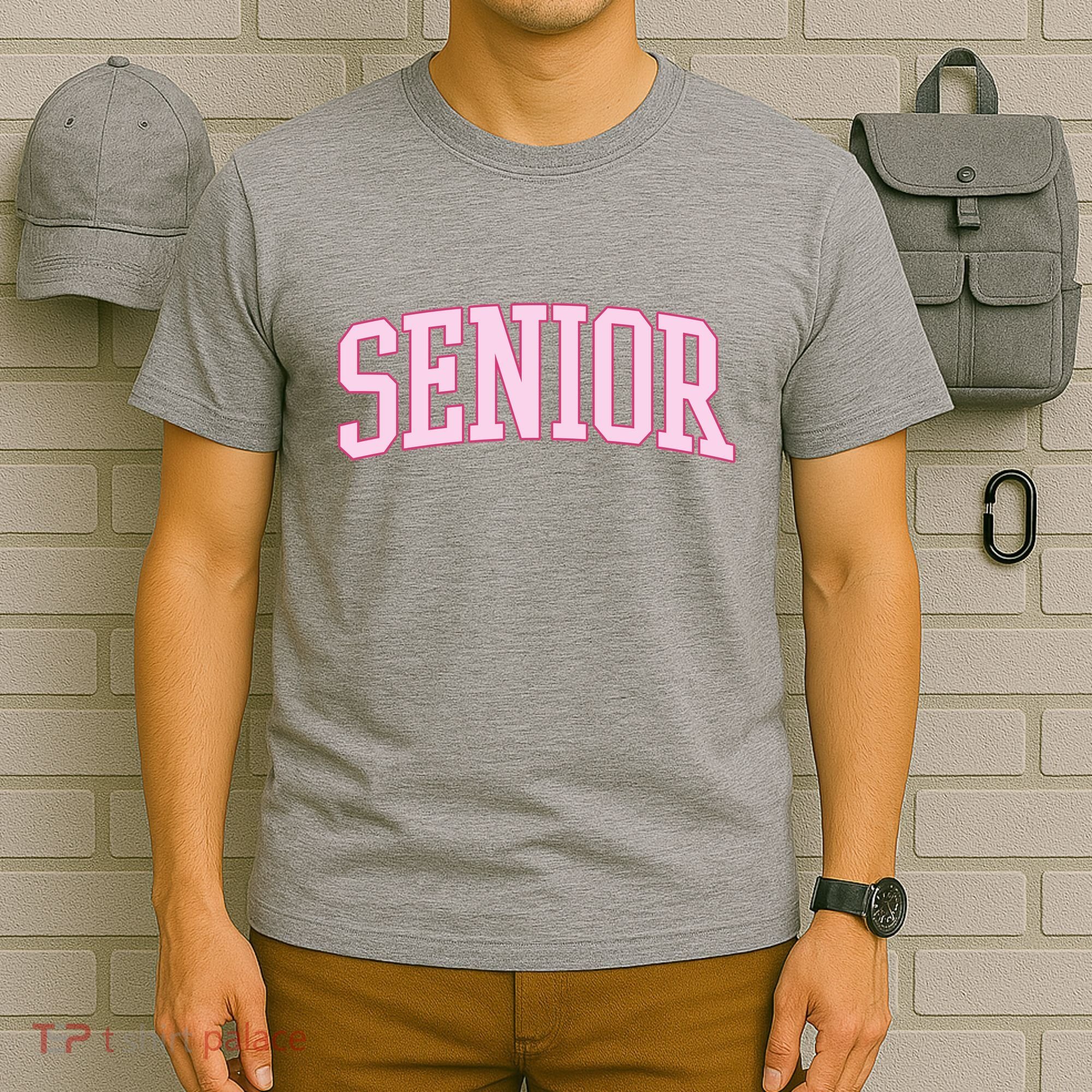 Senior Pink Retro Graduation T-Shirt