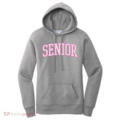 Senior Pink Retro Graduation Women's Hoodie