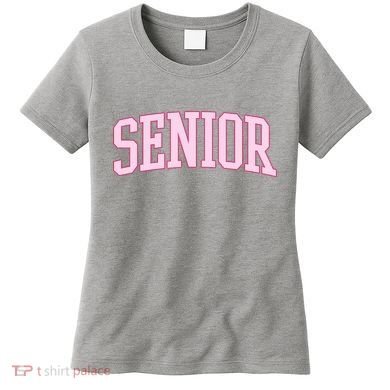 Senior Pink Retro Graduation Women's T-Shirt