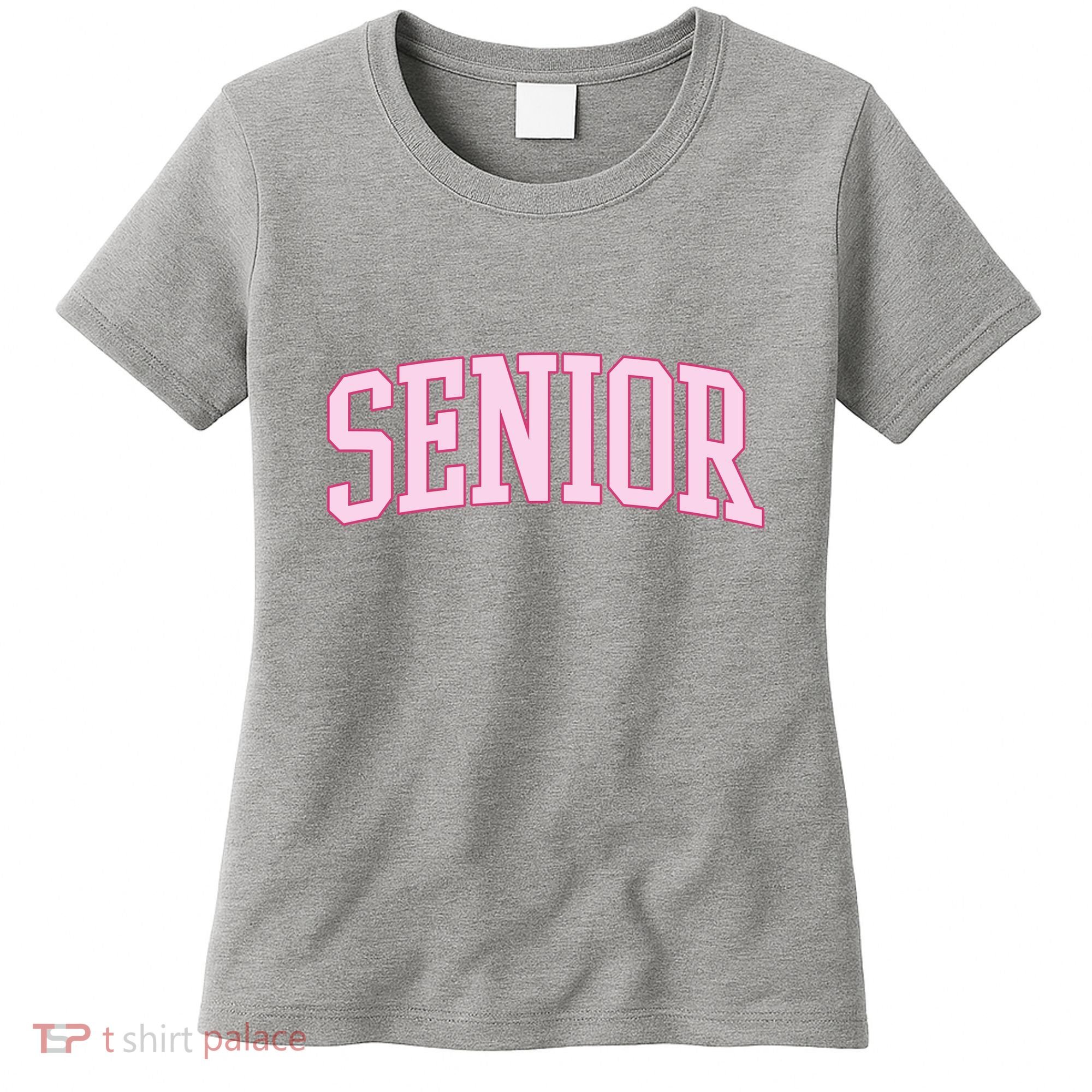 Senior Pink Retro Graduation Women's T-Shirt