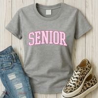 Senior Pink Retro Graduation Women's T-Shirt thumb 3